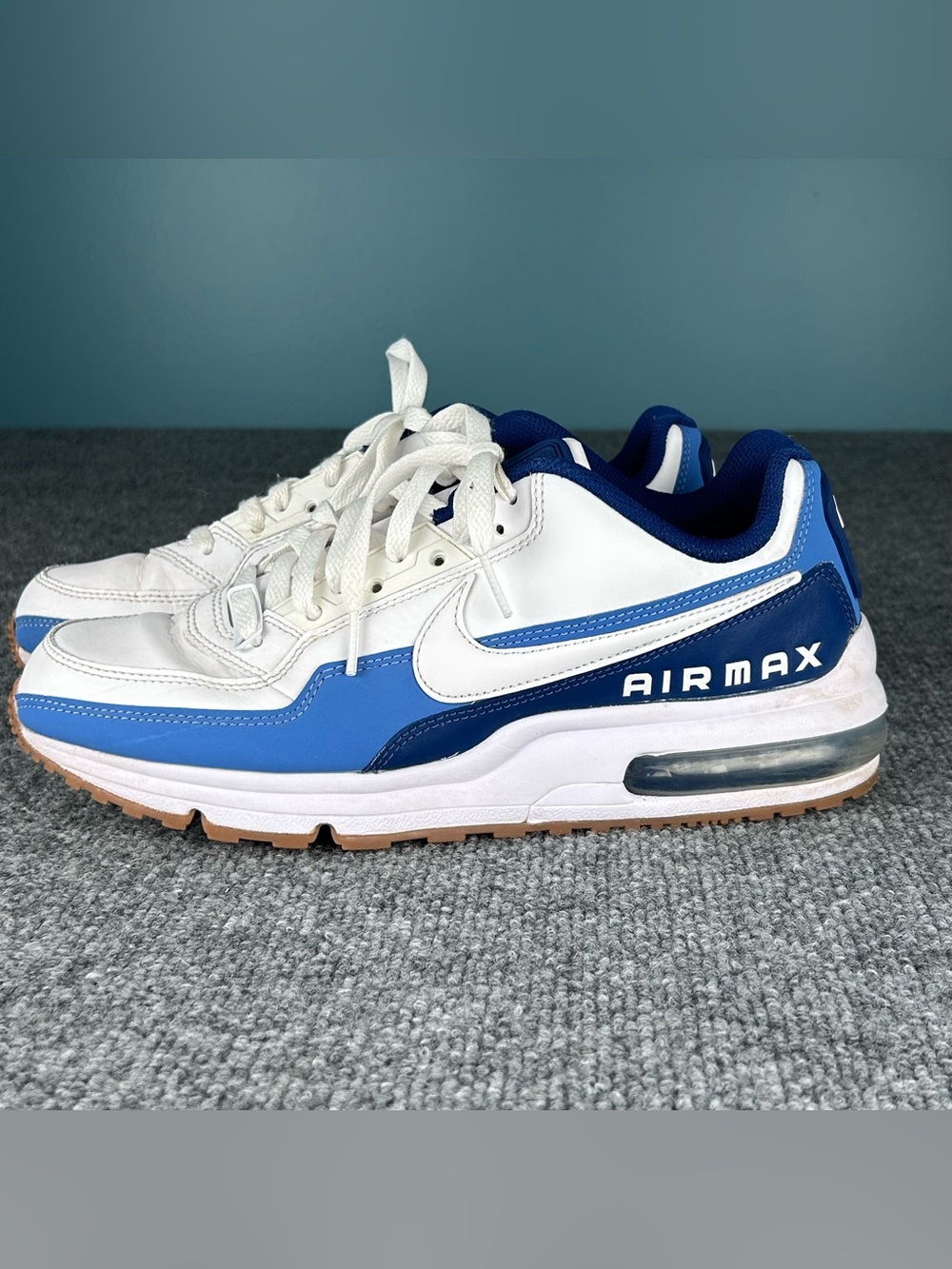 Nike Air Max LTD 3 White Coastal Blue US 9 Sneaker Shoe Lace Up Leather